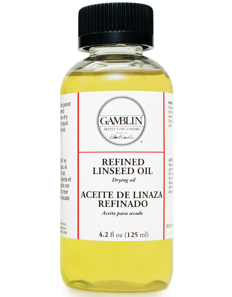 Gamblin Refined Linseed Oil, 4 oz
