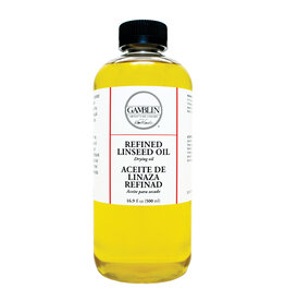 Gamblin Refined Linseed Oil, 16 oz.