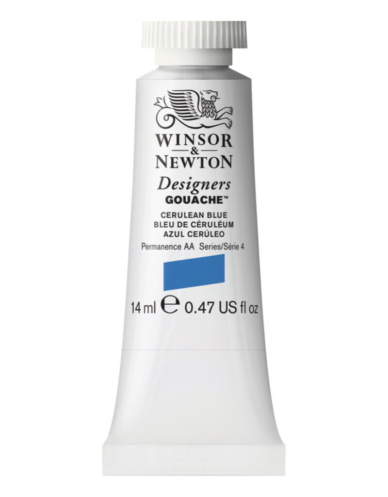 Winsor & Newton Designers Gouache (14ml) Cerulean Blue