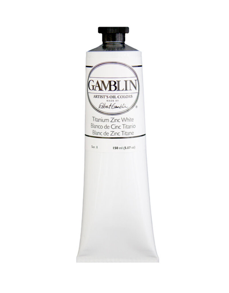 Gamblin Artist's Oil Colors (150ml) Titanium Zinc White