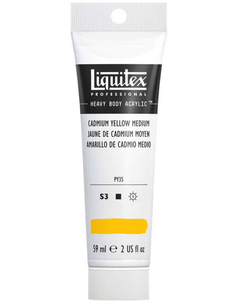 Liquitex Heavy Body Acrylic Paints (2oz) Cadmium Yellow Medium
