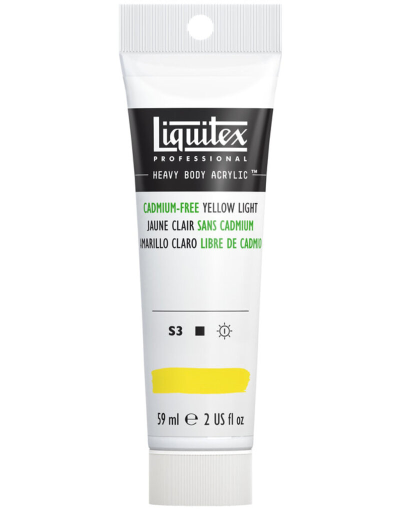 Liquitex Heavy Body Acrylic Paints (2oz) Cadmium-Free Yellow Light