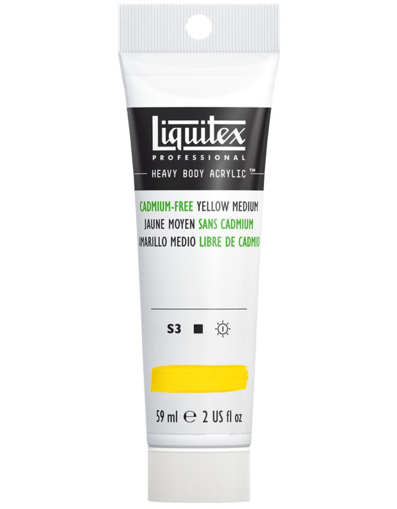 Liquitex Heavy Body Acrylic Paints (2oz) Cadmium-Free Yellow Medium