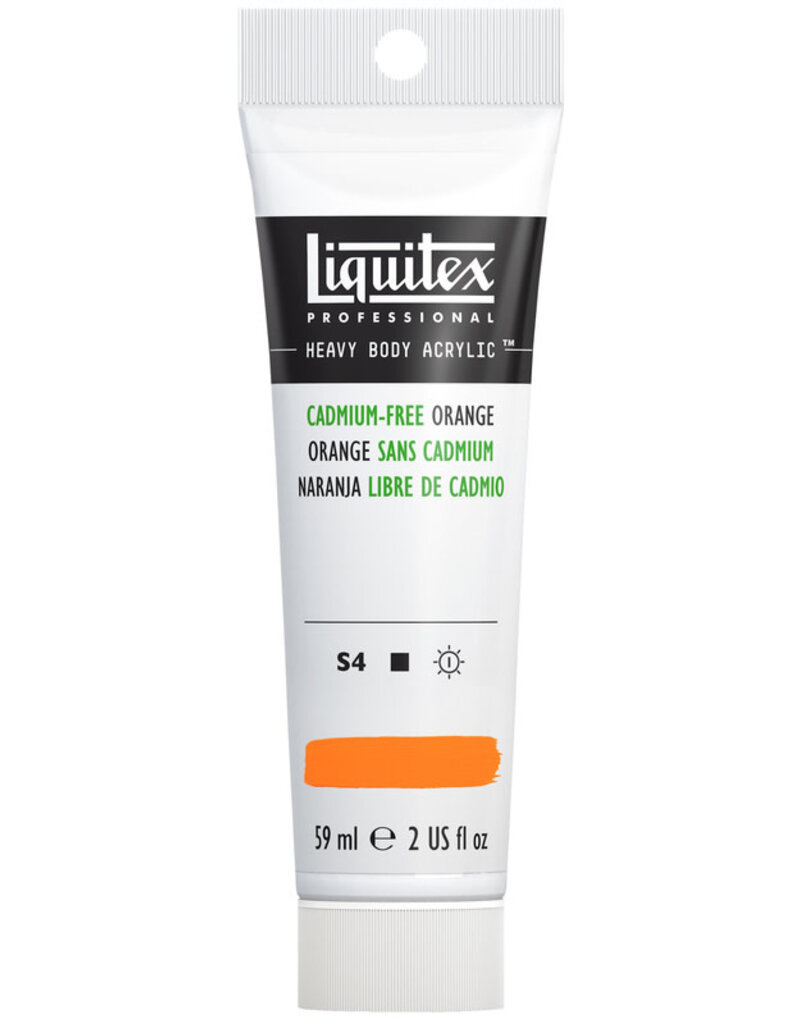 Liquitex Heavy Body Acrylic Paints (2oz) Cadmium-Free Orange