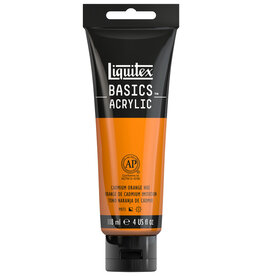 Liquitex Basics Acrylic Paints (4oz) Cadmium Orange Hue