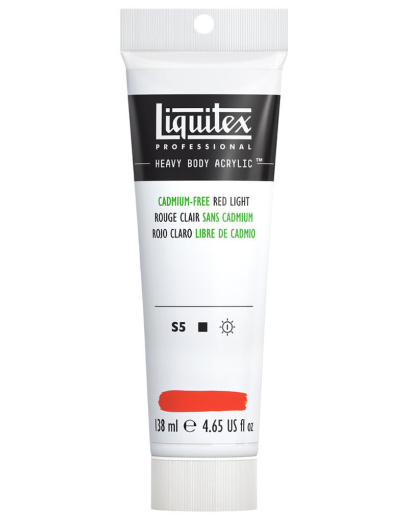 Liquitex Heavy Body Acrylic Paints (4.65oz) Cadmium-Free Red Light