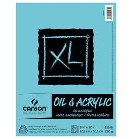 Canson XL Oil & Acrylic Art Pad (24sh) 9x12"
