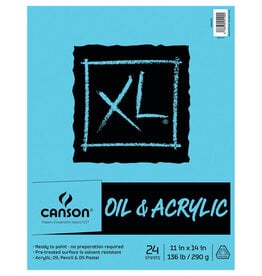 Canson XL Oil & Acrylic Art Pad (24sh) 11x14"