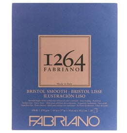 Fabriano 1264 Bristol Pads (100lb, 20 sheets) 14x17" Smooth