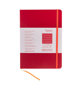 Fabriano Ispira Softcover Notebook (A5) Red Lined