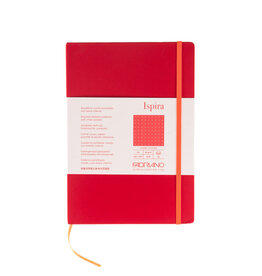 Fabriano Ispira Hardcover Notebooks (A5) Red Dotted