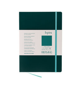 Fabriano Ispira Hardcover Notebooks (A5) Green Dotted