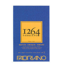 Fabriano 1264 Sketch Pad (100pg) Glue-bound 5.5x8.5"