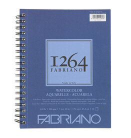 Fabriano 1264 Watercolor Pad (140CP) Wire-bound 7x10" 30 Sheets