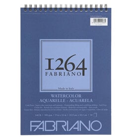 Fabriano 1264 Watercolor Pad (140CP) Wire-bound 9x12" 30 Sheets