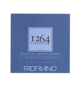 Fabriano 1264 Watercolor Pad (140CP) Glue-bound 8x8" 30 Sheets