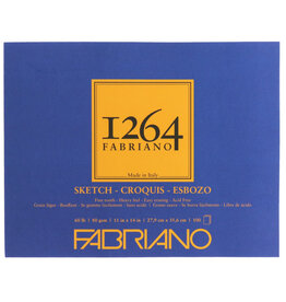 Fabriano 1264 Sketch Pad (100pg) Glue-bound 11x14"