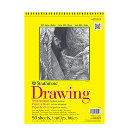 Strathmore 300 Series Drawing Pads (Spiral Bound) 9x12" (50 sheets)