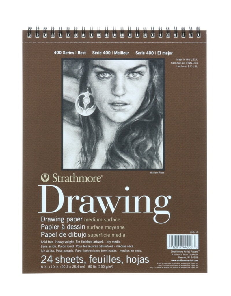 Strathmore 400 Series Drawing Pad (24 sheets) Medium Surface 8x10