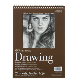 Strathmore 400 Series Drawing Pad (24 sheets) Medium Surface 9x12"