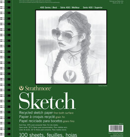 Strathmore 400 Series Recycled Sketchbooks Wirebound Sketch Pad 11x14"