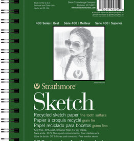 Strathmore 400 Series Recycled Sketchbooks Wirebound Sketch Pad 5x8"