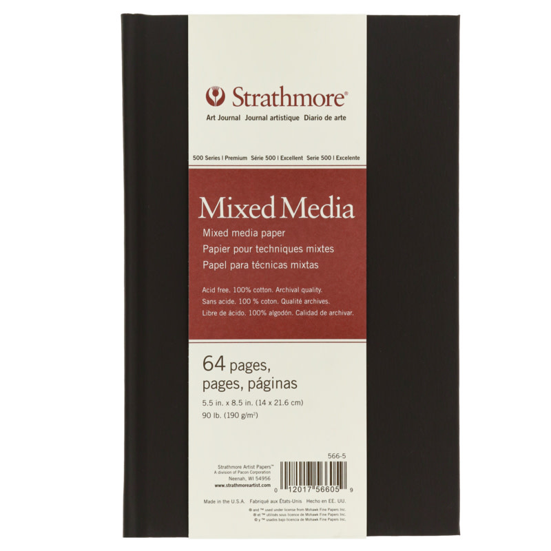 Strathmore 500 Series Mixed Media Art Journals Hardbound 5.5x8.5