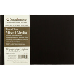 Strathmore 400 Series Toned Paper Mixed Media Art Journals  Tan 8.5x5.5"