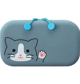 Punilabo Zipper Case-Gray Cat