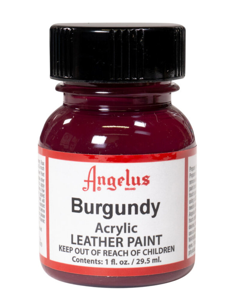 Angelus Acrylic Leather Paints (1oz) Burgundy