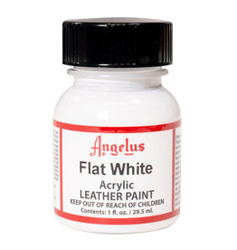 Angelus Acrylic Leather Paints (1oz) Flat White