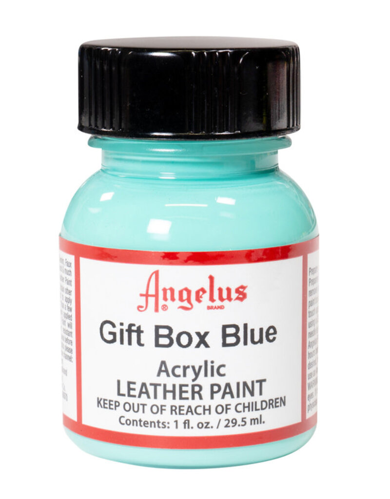 Angelus Acrylic Leather Paints (1oz) Gift Box Blue