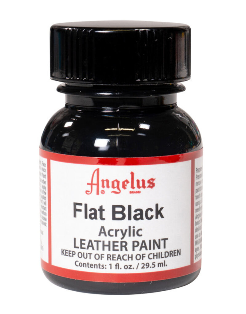 Angelus Acrylic Leather Paints (1oz) Flat Black