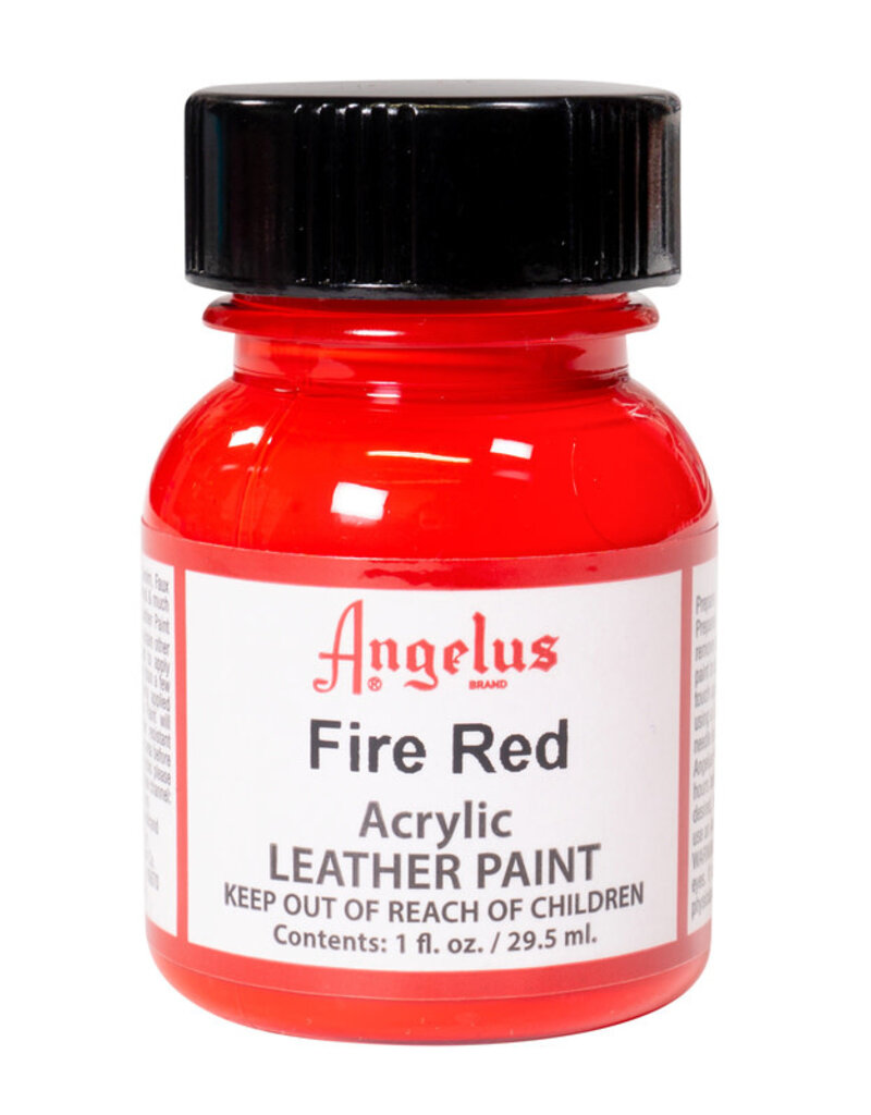 Angelus Acrylic Leather Paints (1oz) Fire Red