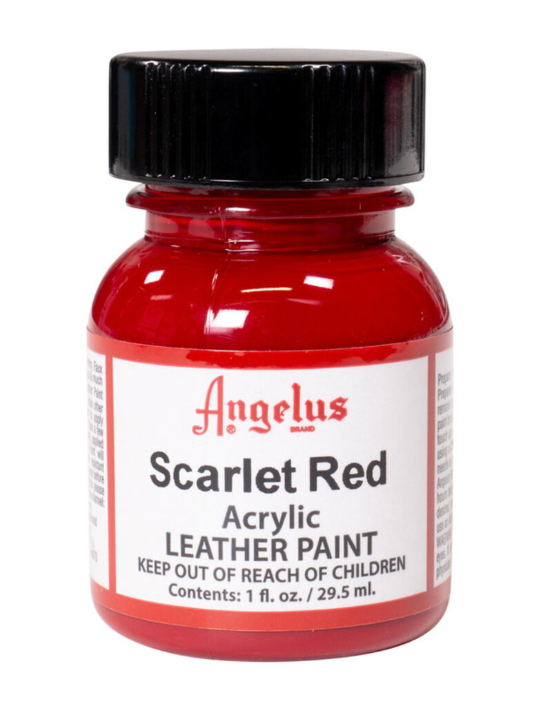 Angelus Acrylic Leather Paints (1oz) Scarlet