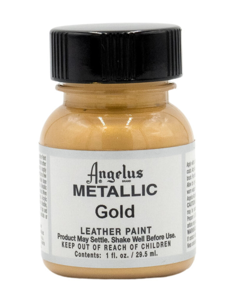 Angelus Metallic Acrylic Leather Paint (1oz) Gold