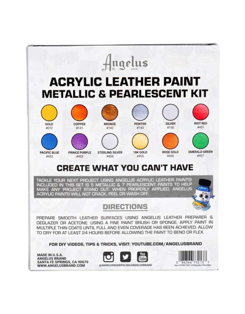 Angelus Leather Paint Kits