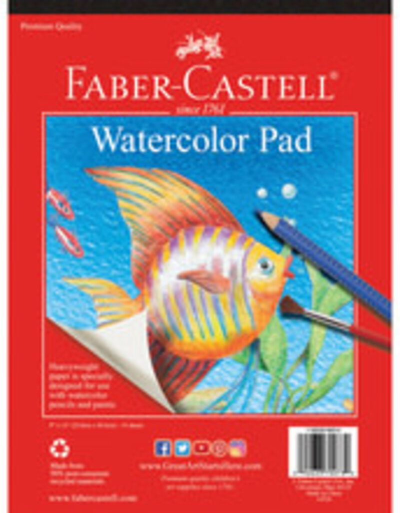 Faber Castell Watercolor Pad 9''X12''