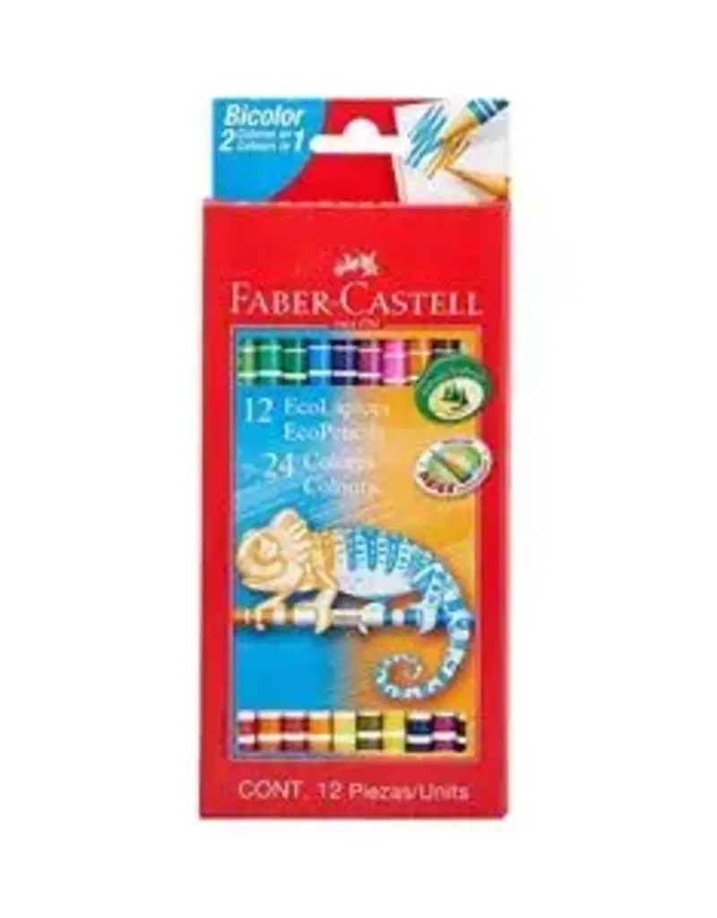 Faber Castell GRIP Colored EcoPencil Set, 12 color