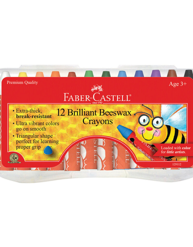 Faber Castell Beeswax Crayons, 12 colors