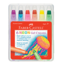 Faber Castell Gel Crayons Set, 6-Color Neon