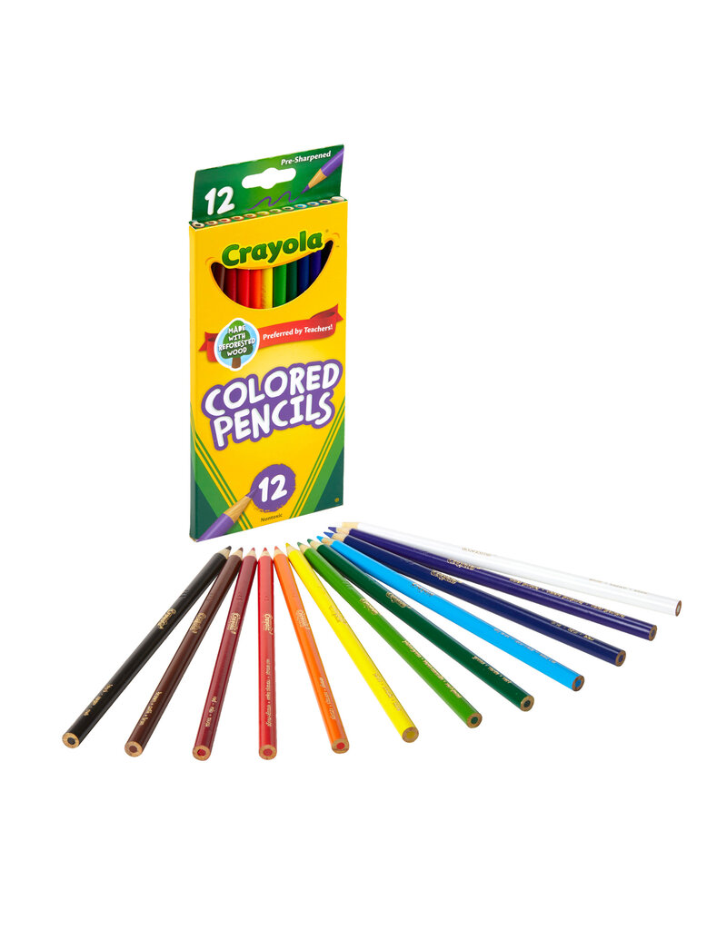 Crayola Colored Pencil Set, 12Colors ReddiArts