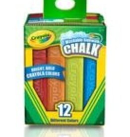 Crayola Washable Sidewalk Chalk Set, 12-Colors
