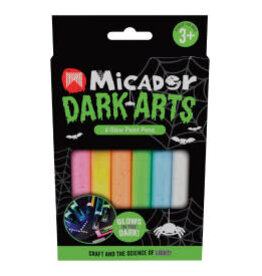 Micador Dark Arts, Glow Paint Pens Set, 6-Color Pen Set