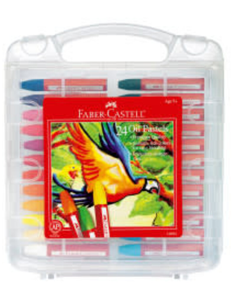 Faber-Castell Oil Pastel Set, 24-Colors