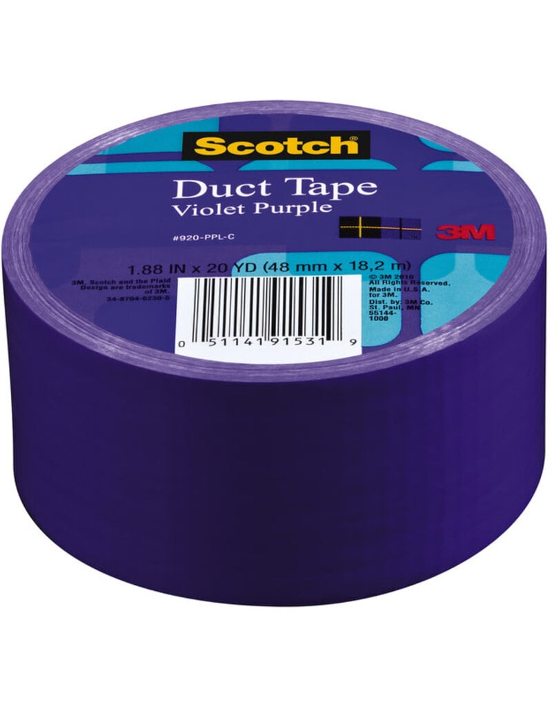 Scotch Duct Tape (1.88in x 20yds) Violet Purple