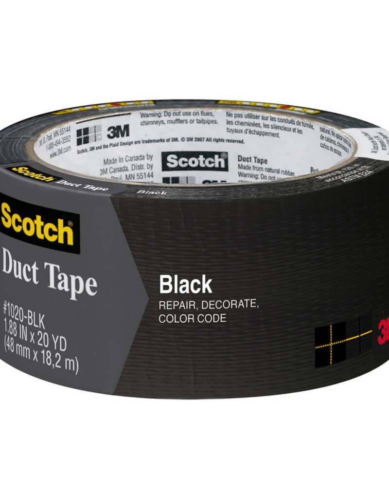 Scotch Duct Tape (1.88in x 20yds) Black