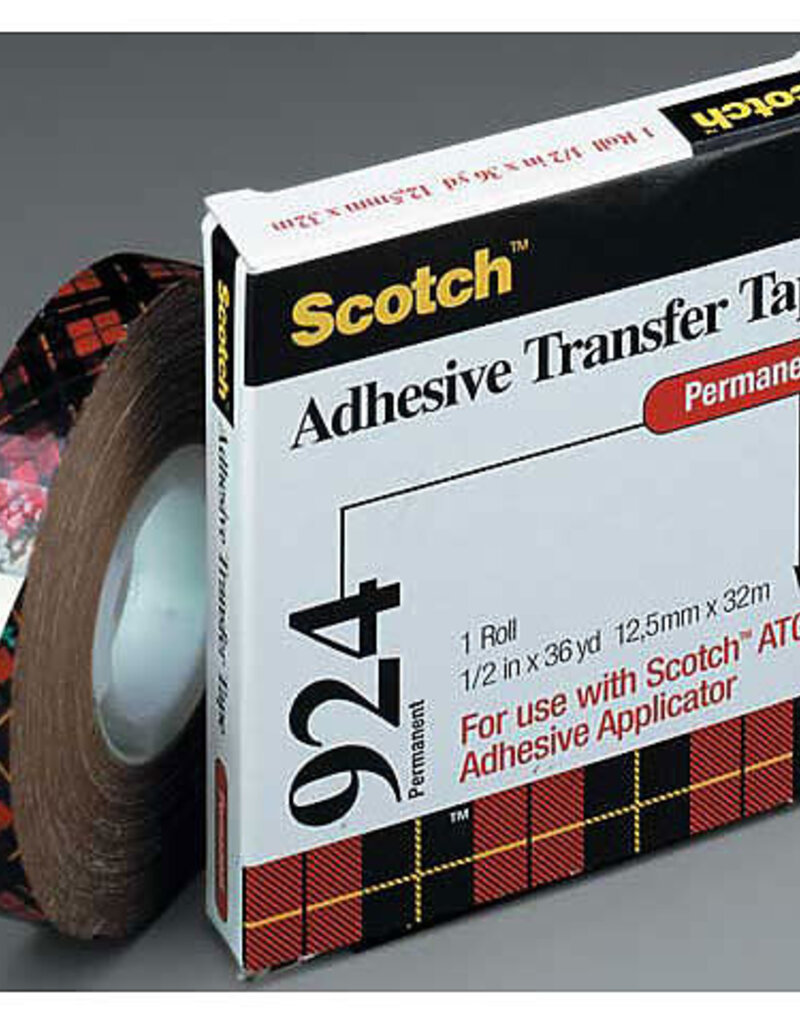 Scotch #924 Adhesive Transfer Tape-1/2X36 yards