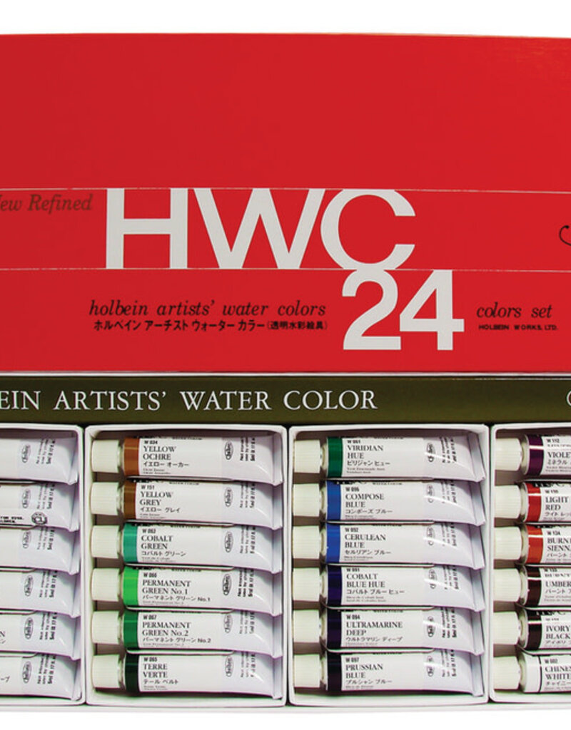 Holbein Artists' Watercolor Sets (5ml) 24 Count