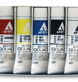 Acryla Gouache Sets Sample Set (12ml) 5 Colors